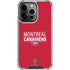 NHL Montreal Canadiens Lineup iPhone 15 Pro Clear Case